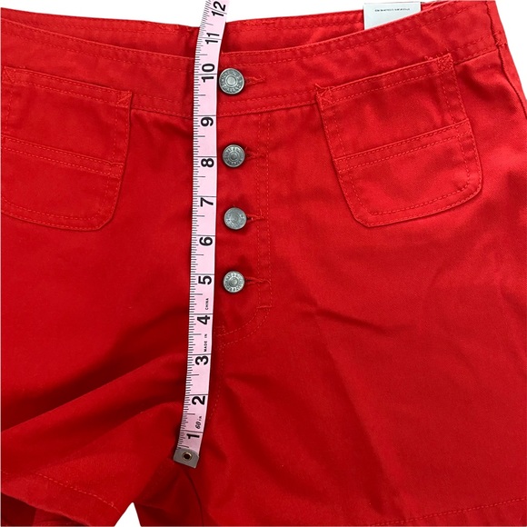 Unionbay NWT Red High Waist Button Up Shorts 9 - Picture 10 of 11